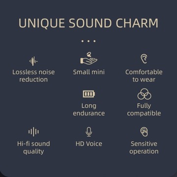Беспроводные Bluetooth-наушники Водонепроницаемые бизнес-наушники с объемным звуком Черные