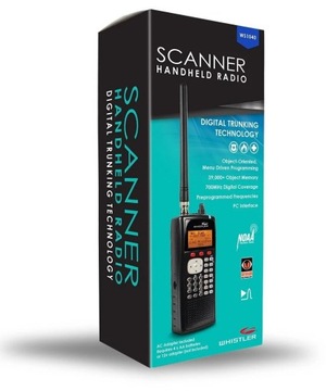 WHISTLER WS1040 РАДИОСКАНЕР ЦИФРОВЫЕ ПЕРЕДАЧИ