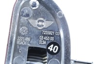 Лампа задний  противотуманная заднего вида левая mini r56 r57 r58 r59 7255921 в Украине, фото thumb