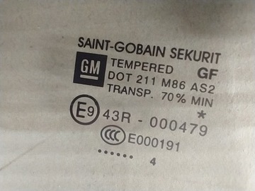 фото thumb №2, Скло двері правий зад opel corsa d 5d 70%