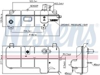 фото thumb №8, Nissens 996072 бачок розширювальний, рідина охолоджуючий