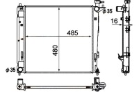 фото thumb №1, Hella радиатор wody hyundai ix35 2.0 crdi lm. el