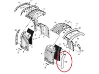 фото thumb №4, Scania s r ngs 2016- молдинг крыла задняя правая