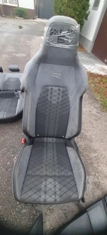 фото thumb №5, Сиденье левый правые перед диван обшивки дверь uk golf viii r-line