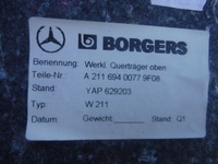 фото thumb №9, Mercedes w211 sedan обивка багажника обшивка