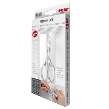 Детские ножницы для ногтей INOX, без никеля REER