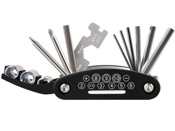 НАБОР КЛЮЧЕВЫХ КЛЮЧЕЙ ДЛЯ ВЕЛОСИПЕДА MULTITOOL 16в1