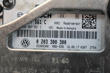 фото thumb №11, Audi a6 a7 датчик радар acc дистронік 4g0907541c 4