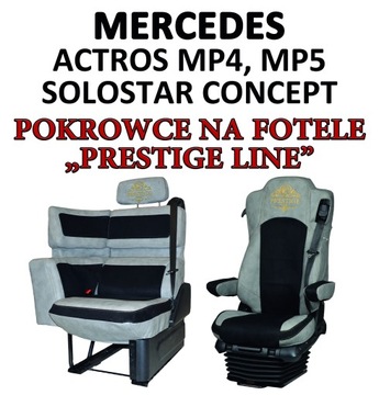 Pokrowce na fotele PRESTIGE LINE Mercedes solostar