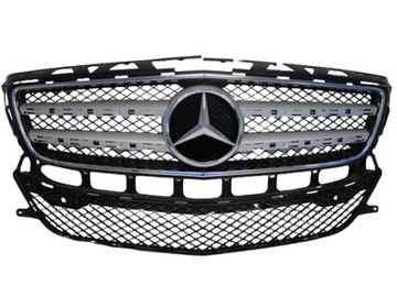 фото thumb №1, Mercedes решітка радіатора решітка рамка хром навколо зірка bez радара cls 218 w218