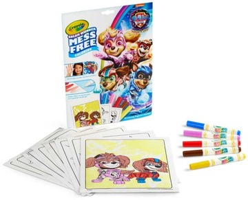 Набор раскрасок Crayola без маркировки с волшебными маркерами Paw Patrol