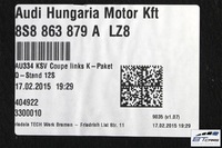 фото thumb №14, Audi tt обшивка pas килимок багажника оббивка 8s8863879a 8s886880 8s8861529