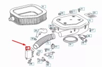 Mercedes-benz sl r129 впуск воздуха a1030940311 oem с Разборки, фото thumb