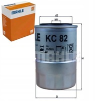 фото thumb №1, Фильтр топлива knecht do kia pregio 2.7