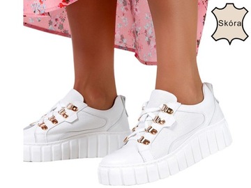 КОЖАНЫЕ ТУФЛИ CREEPERS ЖЕНСКИЕ НА ПЛАТФОРМЕ, размер 39