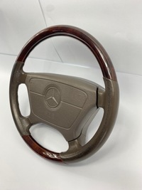 фото thumb №7, Воздуховод колесо руля деревянный кожаный mercedes w124 r129 w140 c140