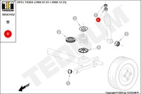 фото thumb №11, Кронштейн амортизатора заднього ліва праве opel