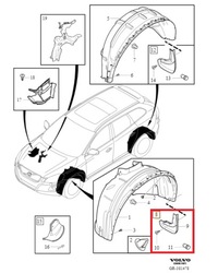 фото thumb №1, Передні бризковики volvo xc60