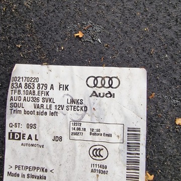 фото thumb №6, Боковина багажника лівий зад audi q3 83a863879a