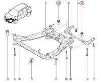 фото thumb №6, Втулка сайлентблок sań подрамник koleos i оригинал