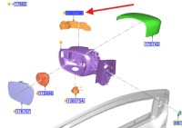 фото thumb №9, Поворотник боковой w зеркало s-max edge левый _ 2115840 _ em2b-13b384-ab