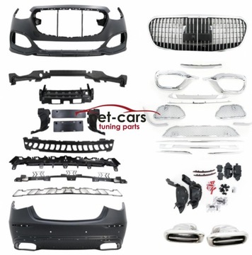 фото thumb №11, Бампер перед зад решітка радіатора mercedes s w223 22- amg m