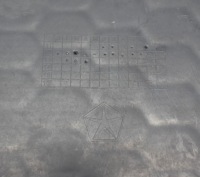 фото thumb №6, Jeep cherokee wk2 srt решётка средняя бампера org