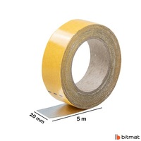 фото thumb №8, Срібляста захист теплова samoprzylepna do 600°c 20 mm x 5 m стрічка теплова