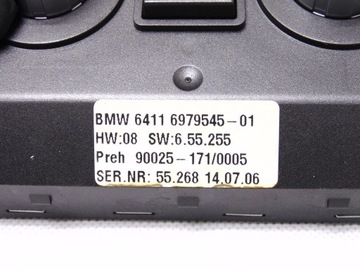 фото thumb №5, Решётка панель управление кондиционера зад bmw e65 e66 6979545 6915354