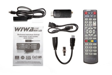WIWA H.265 МИНИ-СВЕТОДИОДНЫЙ ТЮНЕР-ДЕКОДЕР DVB-T2 H265 HEVC