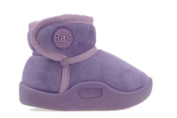 BUTY ZIMOWE DZIECIĘCE OCIEPLANE EMU TRZEWIKI NA RZEPY BAREFOOT 25