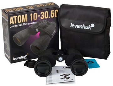 Бинокль LEVENHUK ATOM 10-30x50 военный охотничий