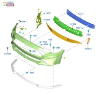фото thumb №5, Направляющая бампера левый перед ford mustang 2017-