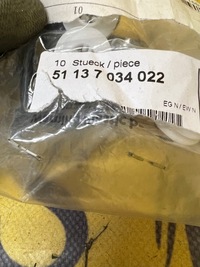 фото thumb №2, 5 x клипса крепёжный накладка крыла задняя mini r50 r52 r53 новый oem