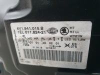 Skoda fabia 3 3 6v 6v1 14- фара линза led левая левый перед 6v1941015b с Разборки, фото thumb