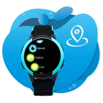 Умные часы CALMEAN Hoop 4G GPS, зеленые
