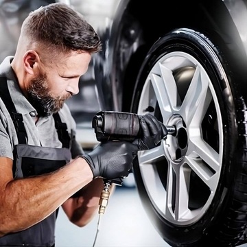 Нитриловые перчатки GOGRIP GO GRIP Черные перчатки для мастерских Черные XXL