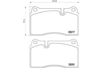 фото thumb №1, Brembo гальмівні колодки гальмівні aston martin db9 coupe 6.0