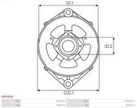 фото thumb №4, Abr4008 кришка генератора as-pl