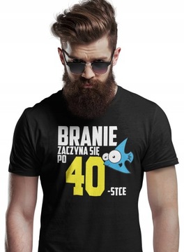 T -Frish Men's Gift 40 -й день рождения на парне