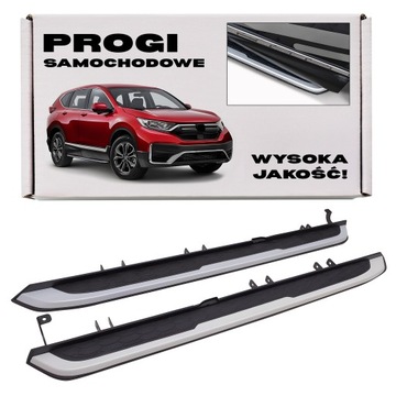 фото thumb №1, Honda cr-v v 2018-2023 градусы боковые пороги автомобильные oem + болты