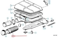Bmw 5 e28 труба впускной 13711287327 1287327 oem с Разборки, фото thumb