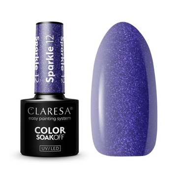 CLARESA HYBRID SPARKLE 12 PURPLE GLITTER НОВИНКА