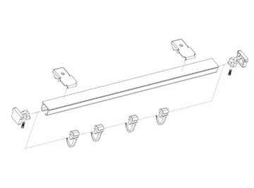 Szyna Sufitowa aluminium Mardom Decor S250 biała