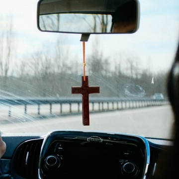 4 шт. ПОДВЕСНОЙ КУЛОН КРЕСТ ДЛЯ АВТОМОБИЛЬНОГО ЗЕРКАЛА