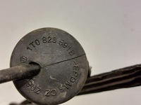 фото thumb №5, Volkswagen jetta vi 2013 трос замка крышки передней / капот двигателя