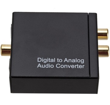 КОНВЕРТЕР АУДИОСИГНАЛА ЦАП 2x RCA + SPDIF ЦИФРОВОЙ АНАЛОГОВЫЙ РАЗЪЕМ КАБЕЛЬ AK319A