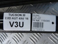 Hyundai tucson iii рейлінги дахові комплект  14- Зі Шроту, фото thumb