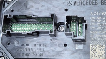фото thumb №10, Преобразователь модуль лампы led mercedes w118 w177 w247 оригинальный номер a2479002213 новая !!