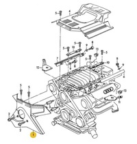 фото thumb №2, Защита распределительный вал audi a6 a8 2.6 2.8 v6 aah acz abc
